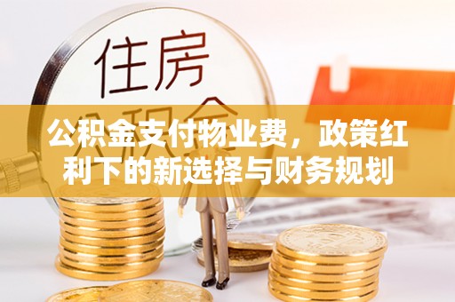 乌兰浩特公积金支付物业费，政策红利下的新选择与财务规划