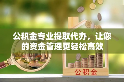 乌兰浩特公积金专业提取代办，让您的资金管理更轻松高效